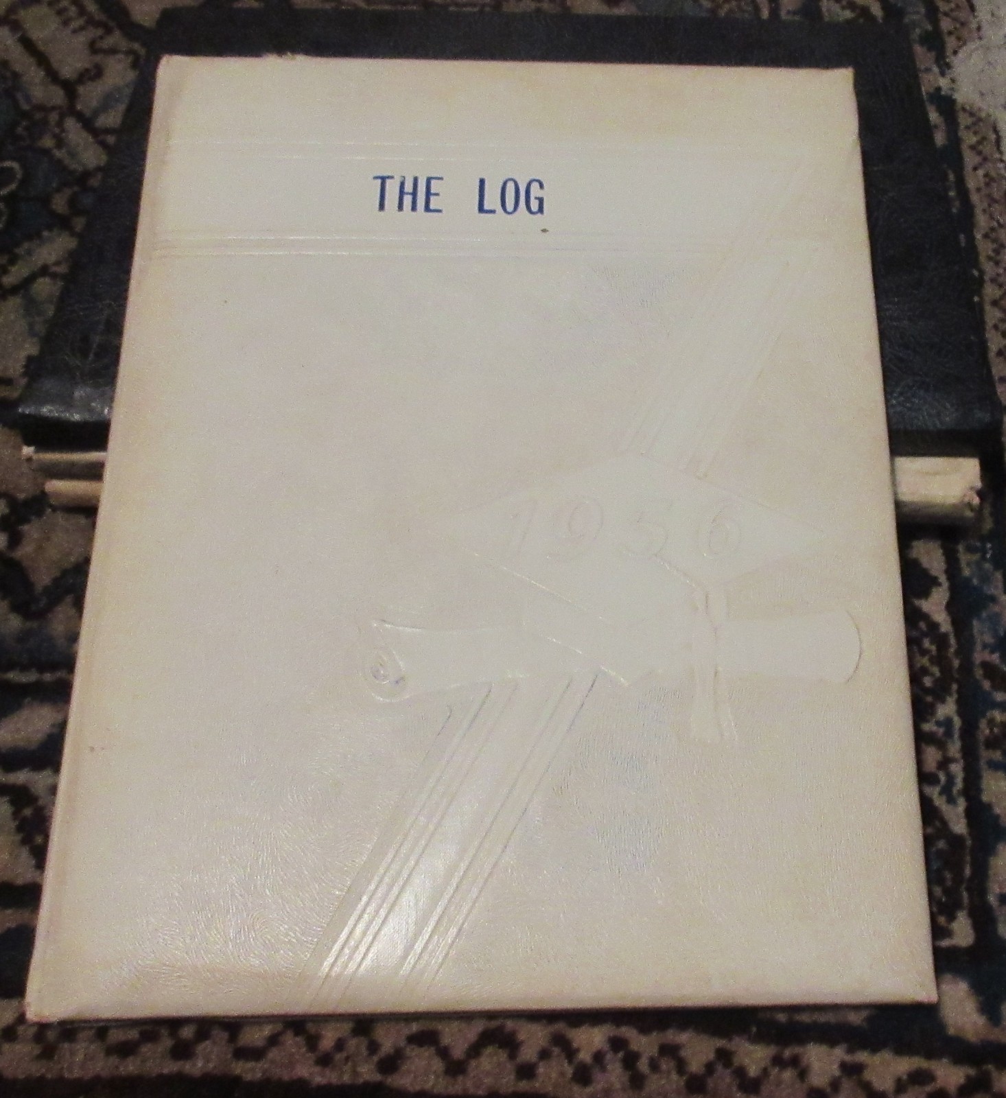 Vintage The Log yearbook Forest Indiana 1956