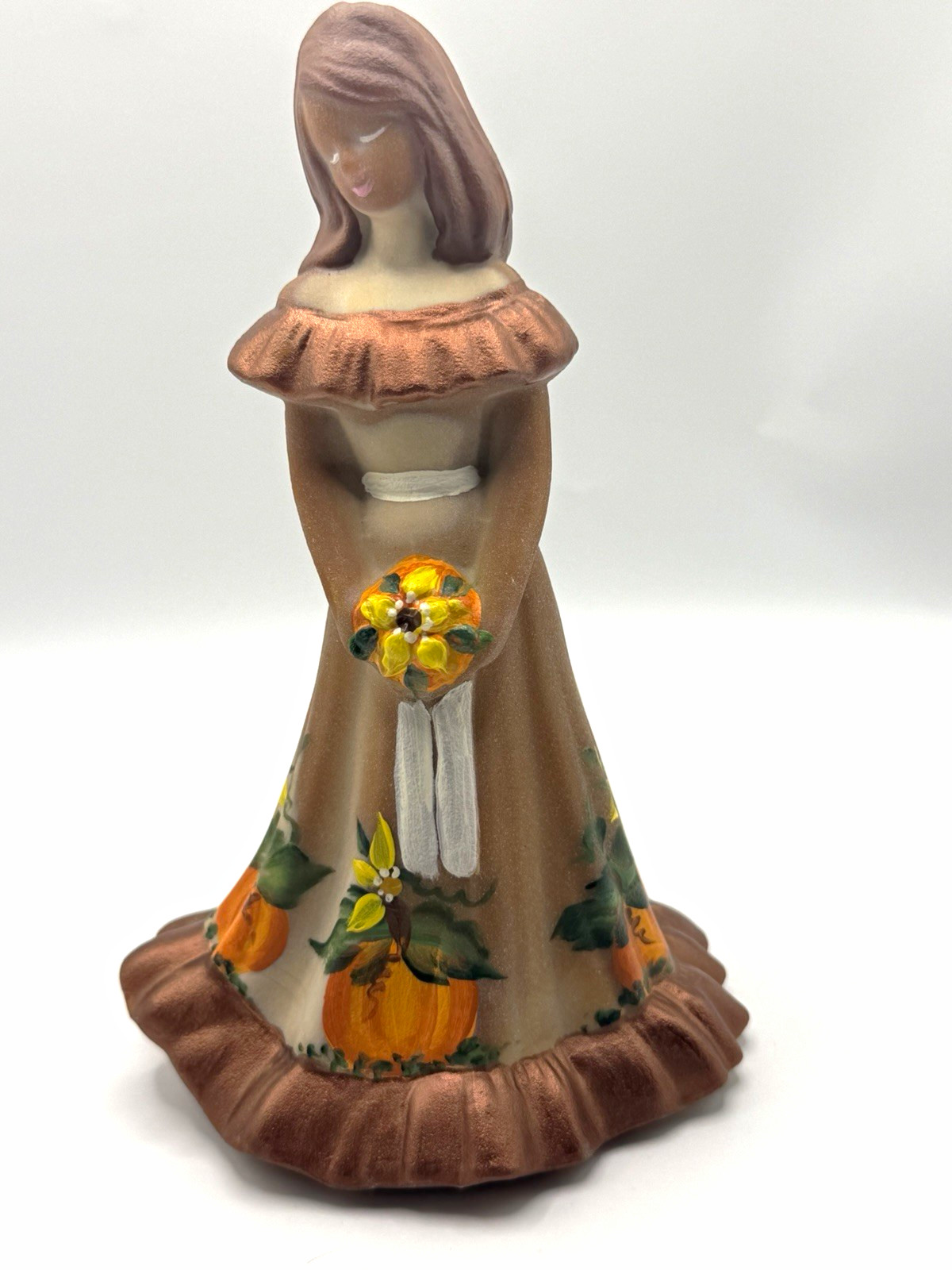 Fenton Hand Painted Signed OOAK Bridesmaid Figurine by M. Caplinger 2026 Fenton Hand Painted Signed OOAK Bridesmaid Figurine by M. Caplinger 2026