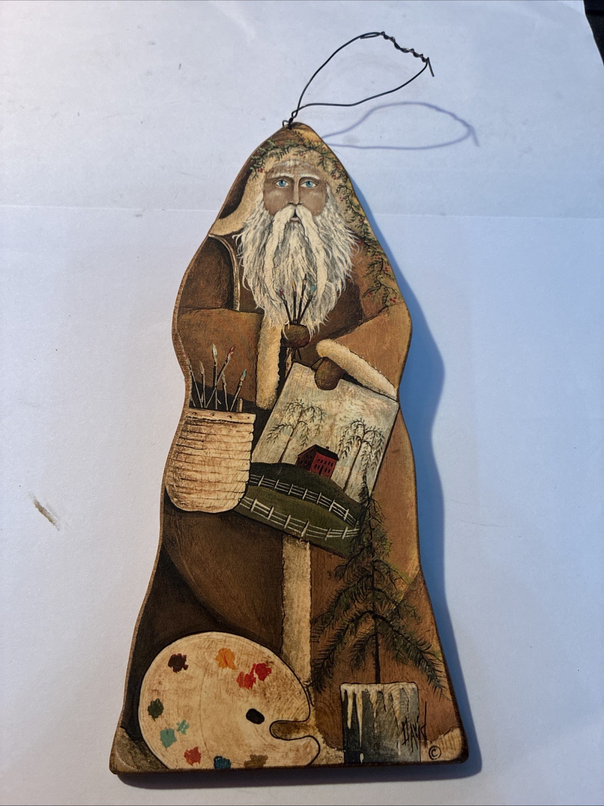 David’s David Harden Folk Art Primitive Santa Signed Limited Christmas 