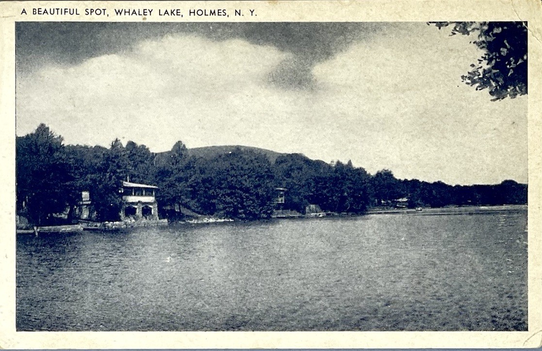 Holmes New York Whaley Lake A Beautiful Spot Early 1900s Postcard 