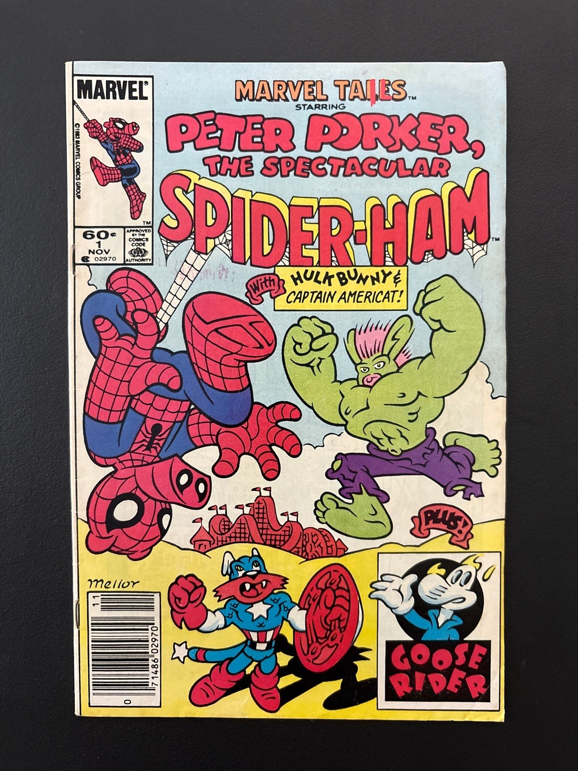 Marvel Tails #1 1983 Newsstand 1st Appearance Spider-Ham Peter Porker VF Marvel Tails #1 1983 Newsstand 1st Appearance Spider-Ham Peter Porker VF
