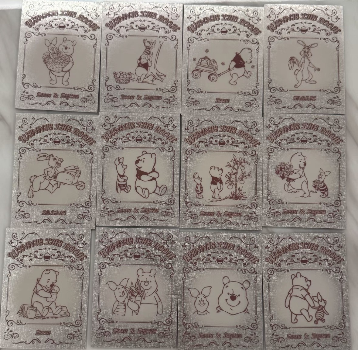 2026 Cenese Disney Winnie the Pooh 100th Anniversary Card Set 1~12