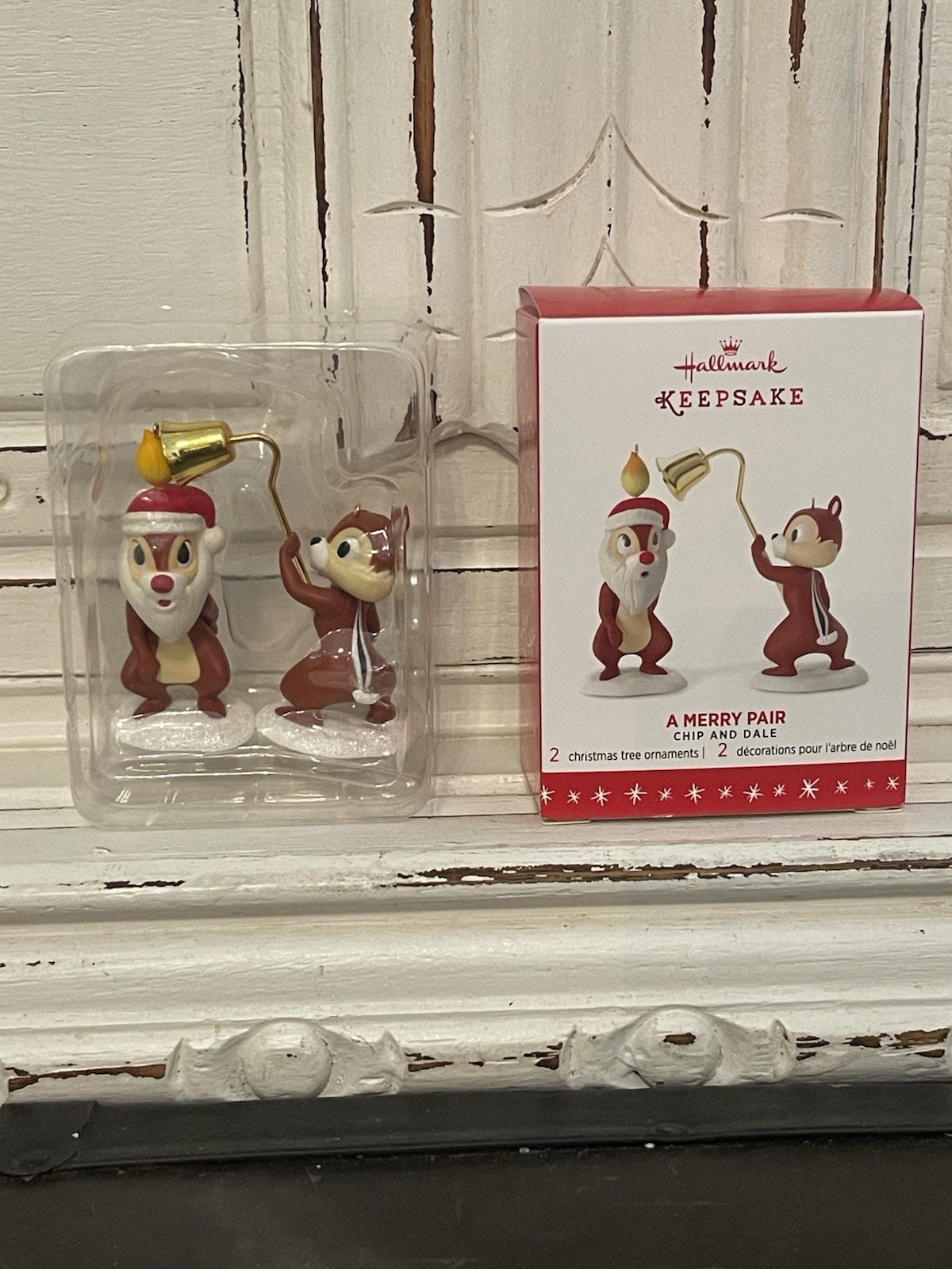 A MERRY PAIR 2016 HALLMARK DISNEY ORNAMENT CHIP AND DALE PLUTO'S CHRISTMAS TREE A MERRY PAIR 2016 HALLMARK DISNEY ORNAMENT CHIP AND DALE PLUTO'S CHRISTMAS TREE