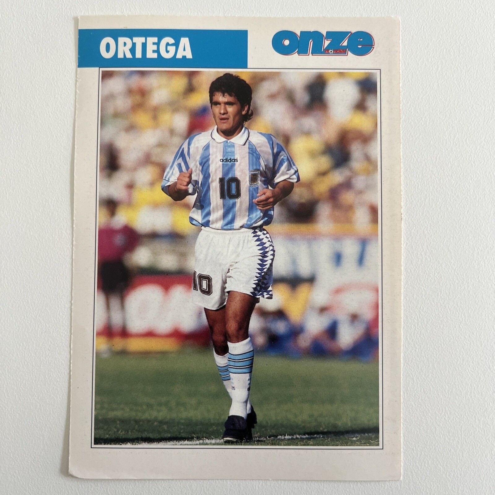 CARD ARIEL ORTEGA ELEVEN MONDIALE 1997 ARGENTINA 🇦🇷 RIVER PLATE FC VALENCIA