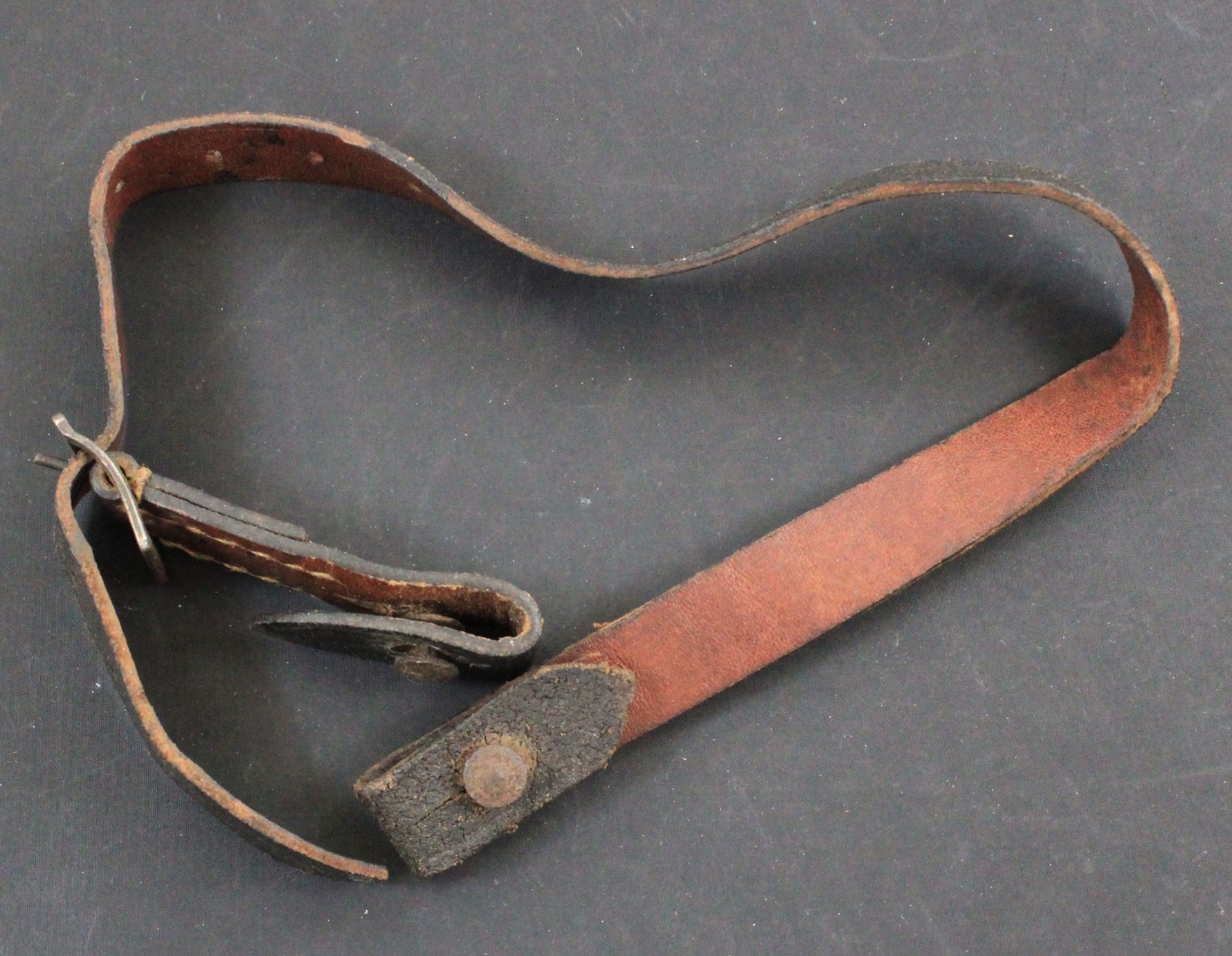Original German World War II Army / Luftwaffe combat helmet chinstrap Original German World War II Army / Luftwaffe combat helmet chinstrap