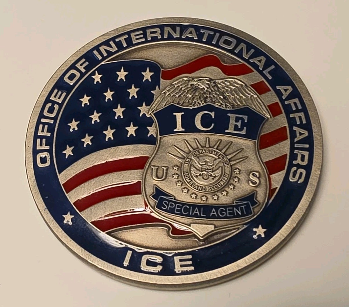 ICE Office of International Affairs Challenge Coin International Operations ICE Office of International Affairs Challenge Coin International Operations