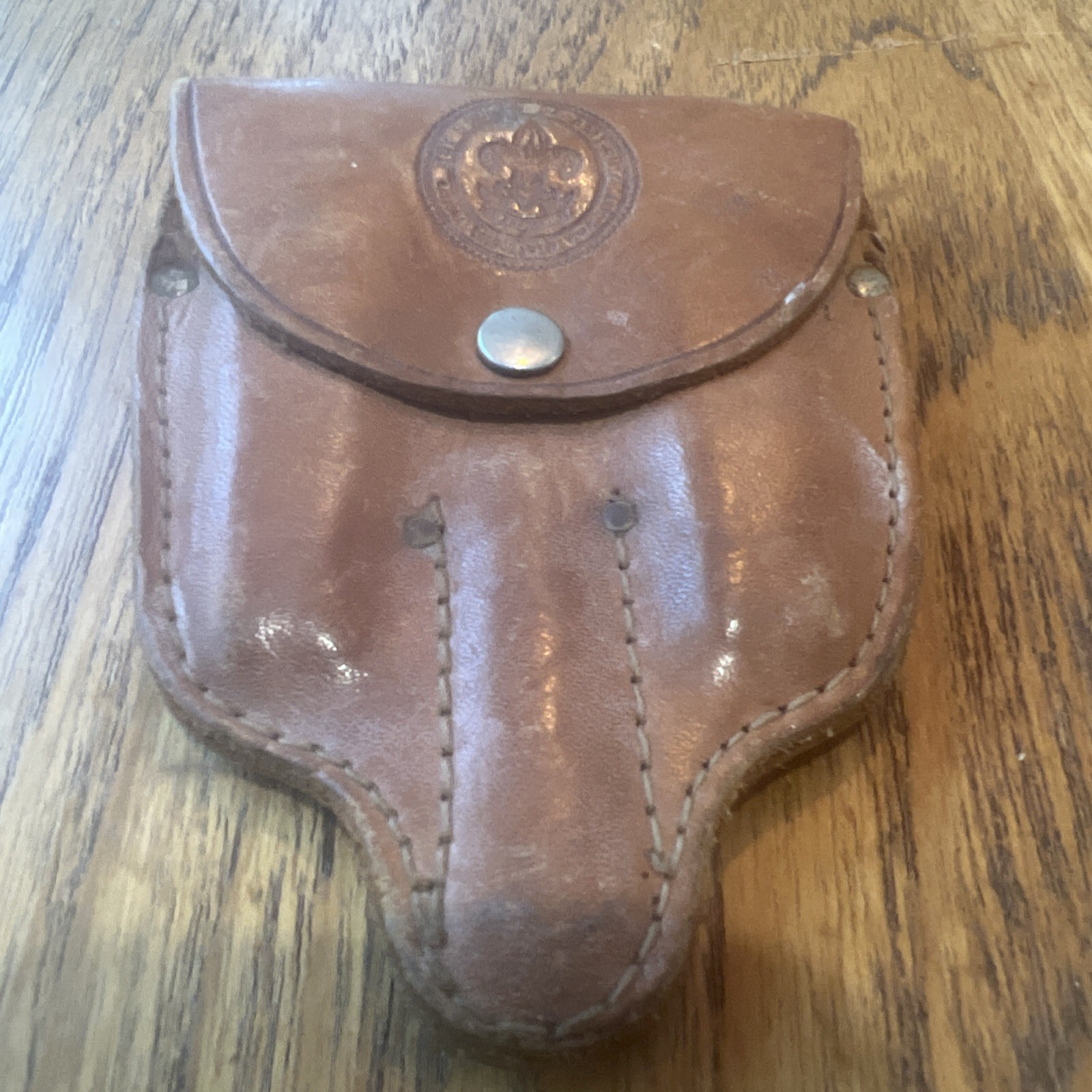 Vintage Official Boy Scouts/America BSA 50s GEORGE SCHRADE Utensils/Leather CASE Vintage Official Boy Scouts/America BSA 50s GEORGE SCHRADE Utensils/Leather CASE