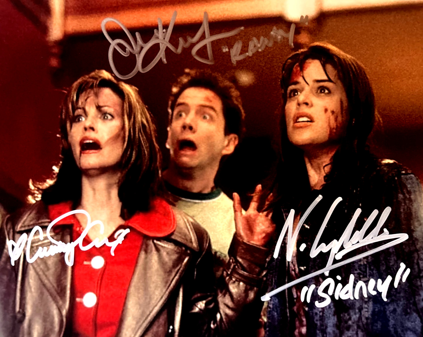 SCREAM Signed Autographs: Campbell, Cox, Kennedy 8x10