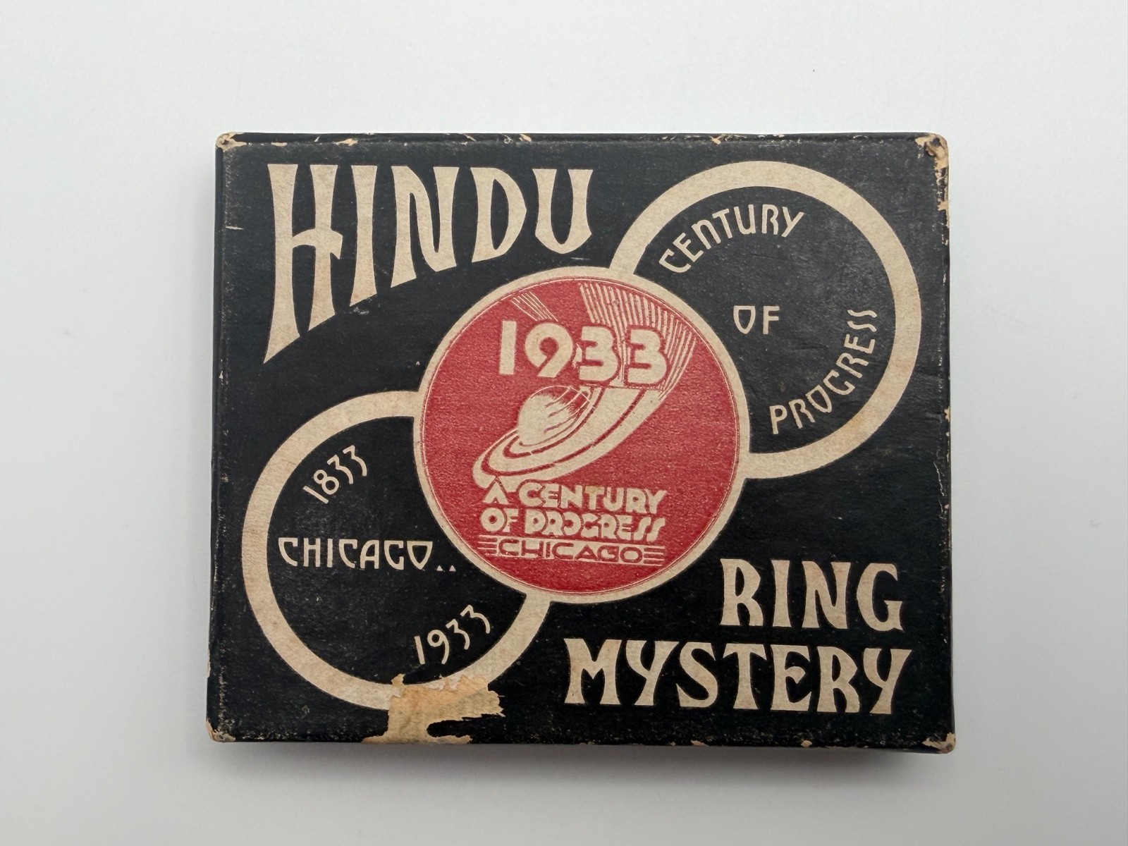 Vintage Hindu Ring Mystery Puzzle Toy 1933 Chicago World Fair