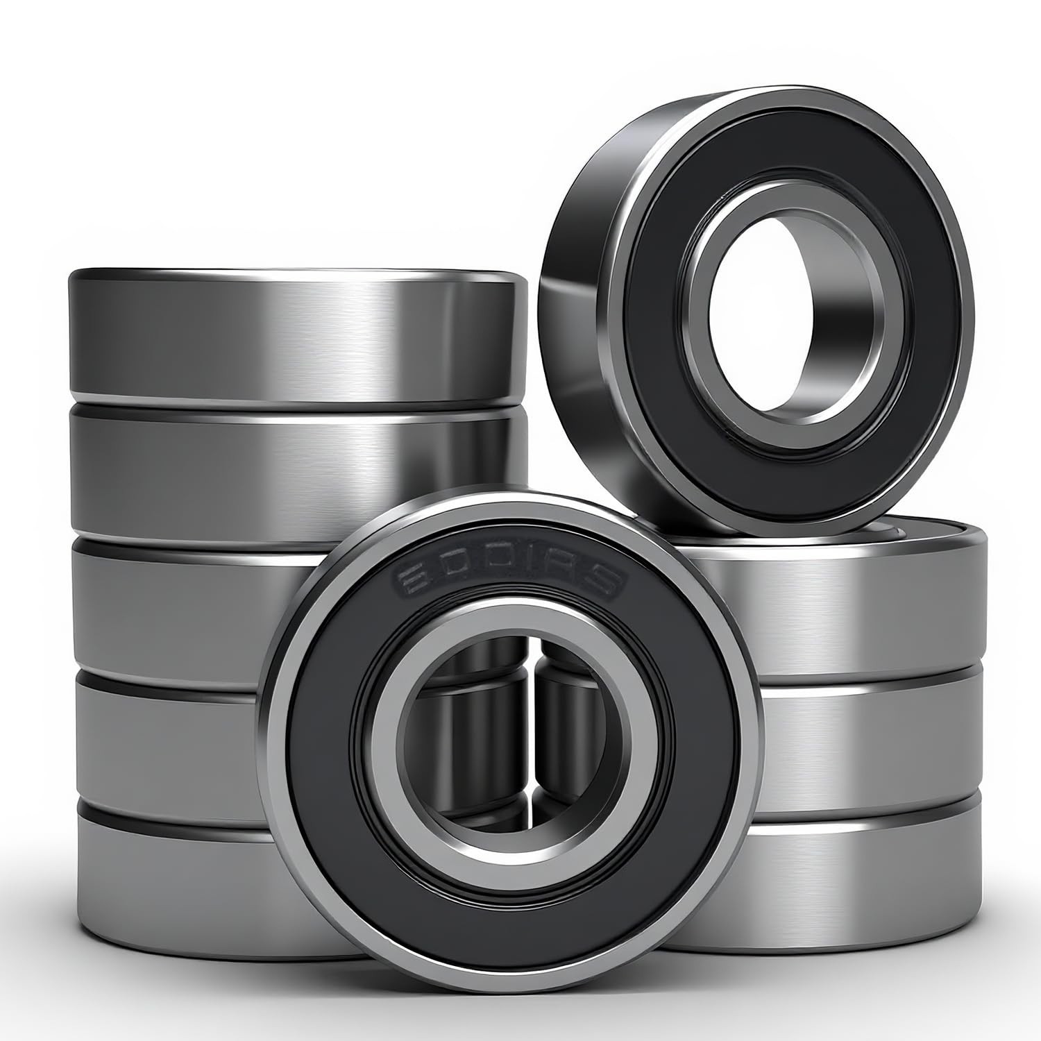 10PCS 6001-2RS Ball Bearings 12x28x8mm Double Rubber Sealed Pre-Lubricated 10PCS 6001-2RS Ball Bearings 12x28x8mm Double Rubber Sealed Pre-Lubricated