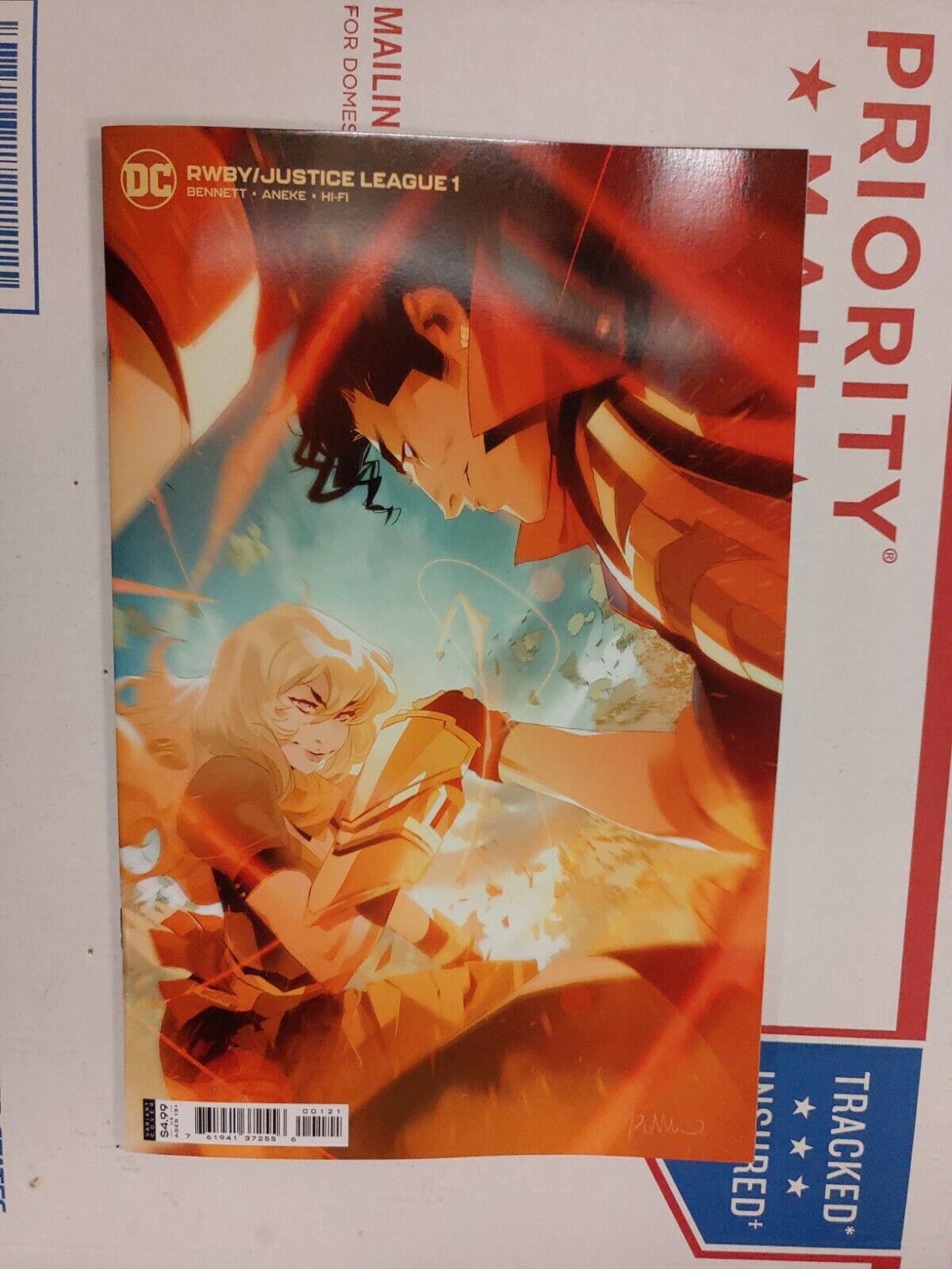 RWBY Justice League #1 Simone Di Meo Card Stock Variant  NM OR BETTER