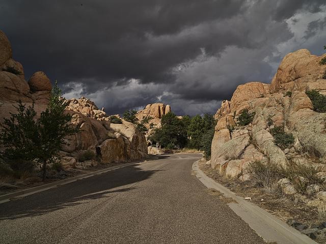 Photo:Prescott Arizona Granite Dells Road Storm Clouds 2018