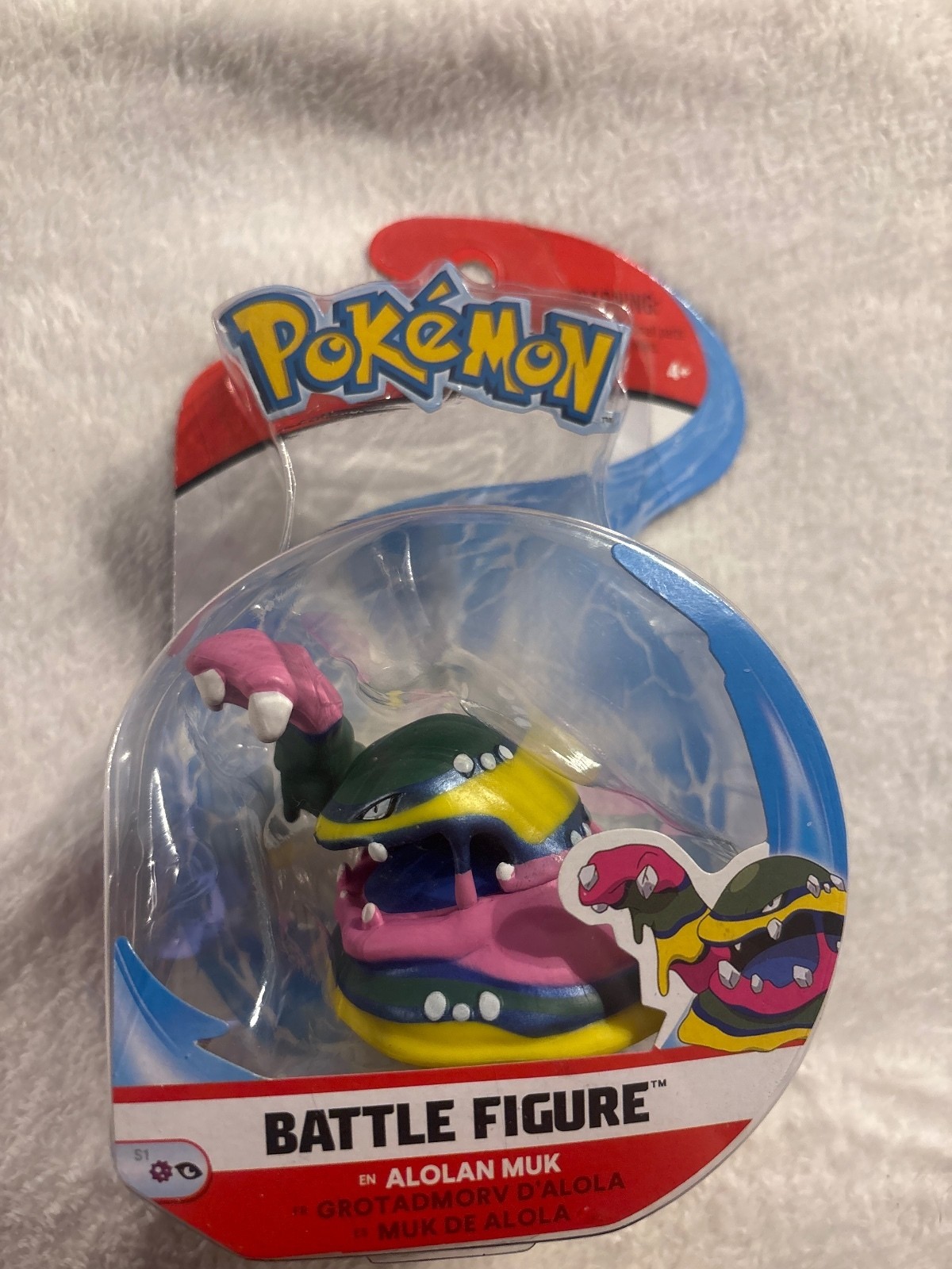 2018 pokemon battle figure Alolan Muk