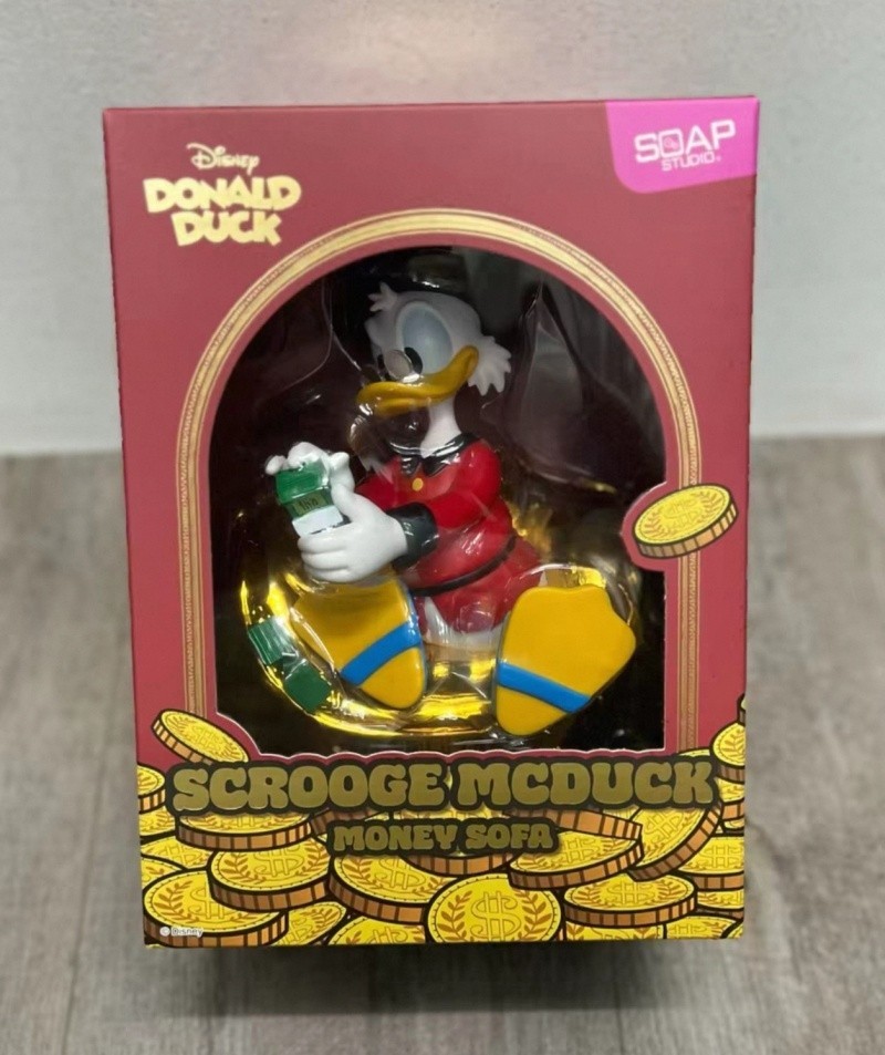 Soap Studio DY124 Disney Scrooge McDuck Money Sofa Figure Piggy Bank