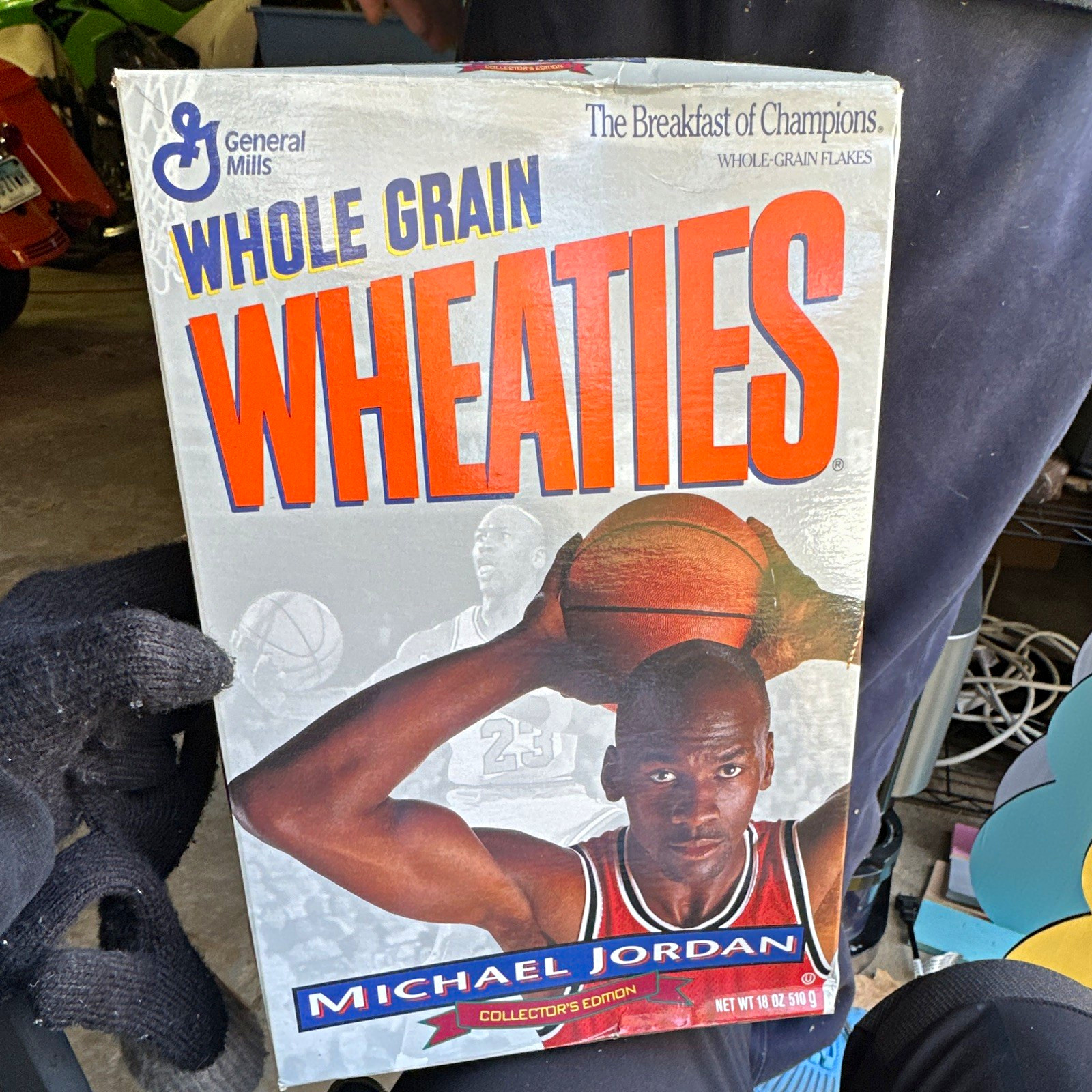 General Mills Wheaties Whole Grain Michael Jordan Collector's Edition Cereal Box
