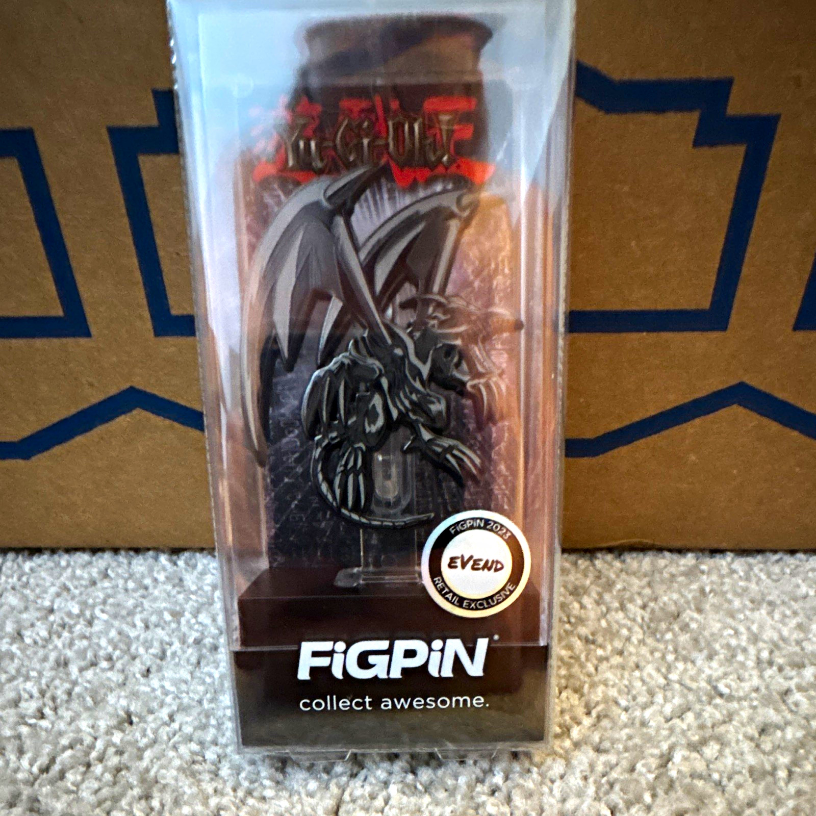 FiGPiN Yu-Gi-Oh Red-Eyes Black Dragon #1504 Retail Exclusive Enamel Pin FiGPiN Yu-Gi-Oh Red-Eyes Black Dragon #1504 Retail Exclusive Enamel Pin