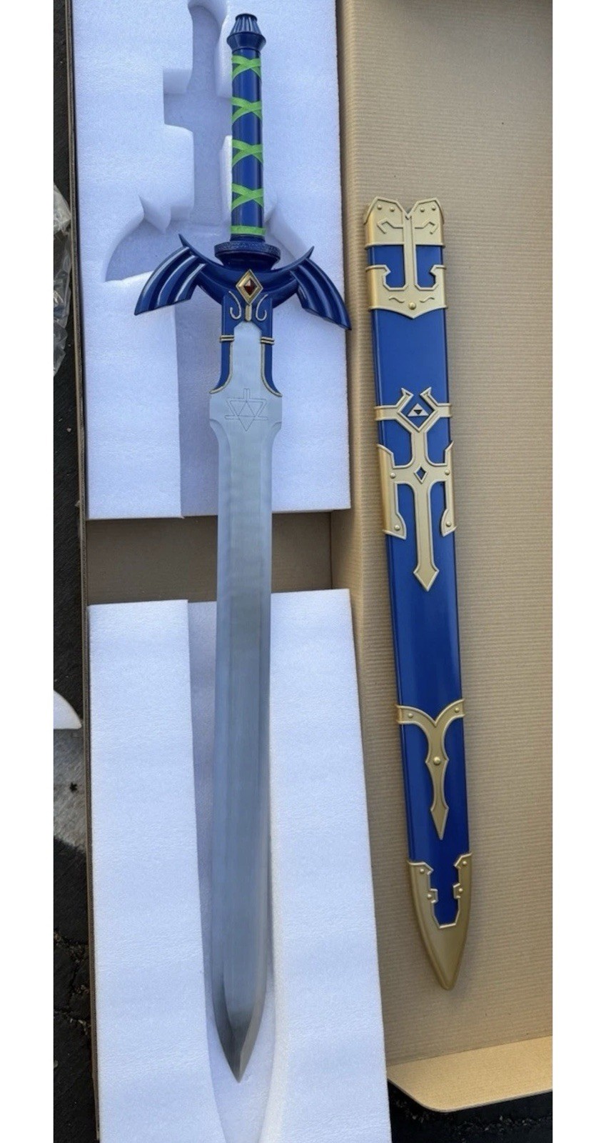 Master Sword SWORD Metal Steel 39” Sword With Sheath
