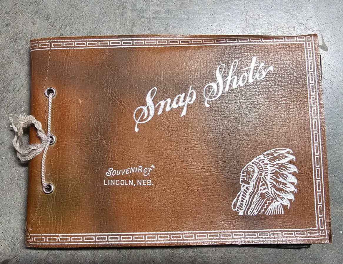 Vintage collectable souvenir snap shops with Indian Lincoln Nebraska with photos