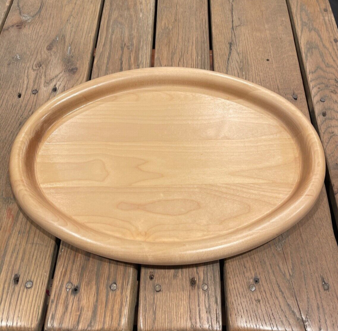 aarikka Finland Natural Wood 38cm Tray - NEW