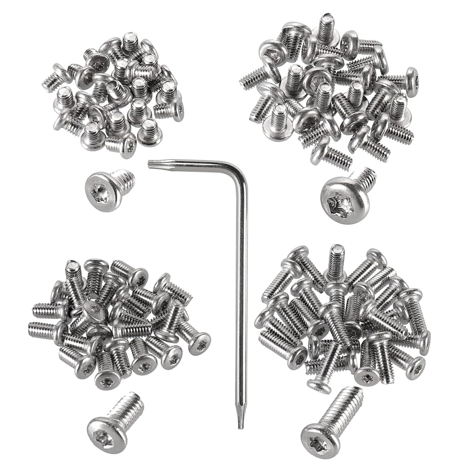 100Pcs Stainless Steel Knife Handle Screws for Tactical Folding Knives