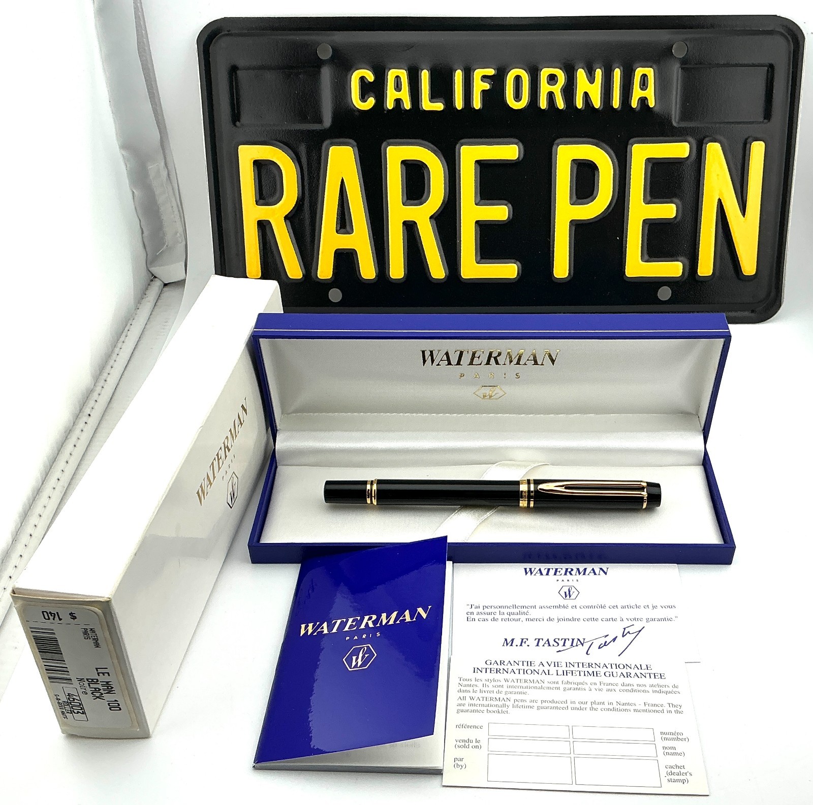 WATERMAN LE MAN 100 Rollerball Pen BLACK GT NEW OLD STOCK