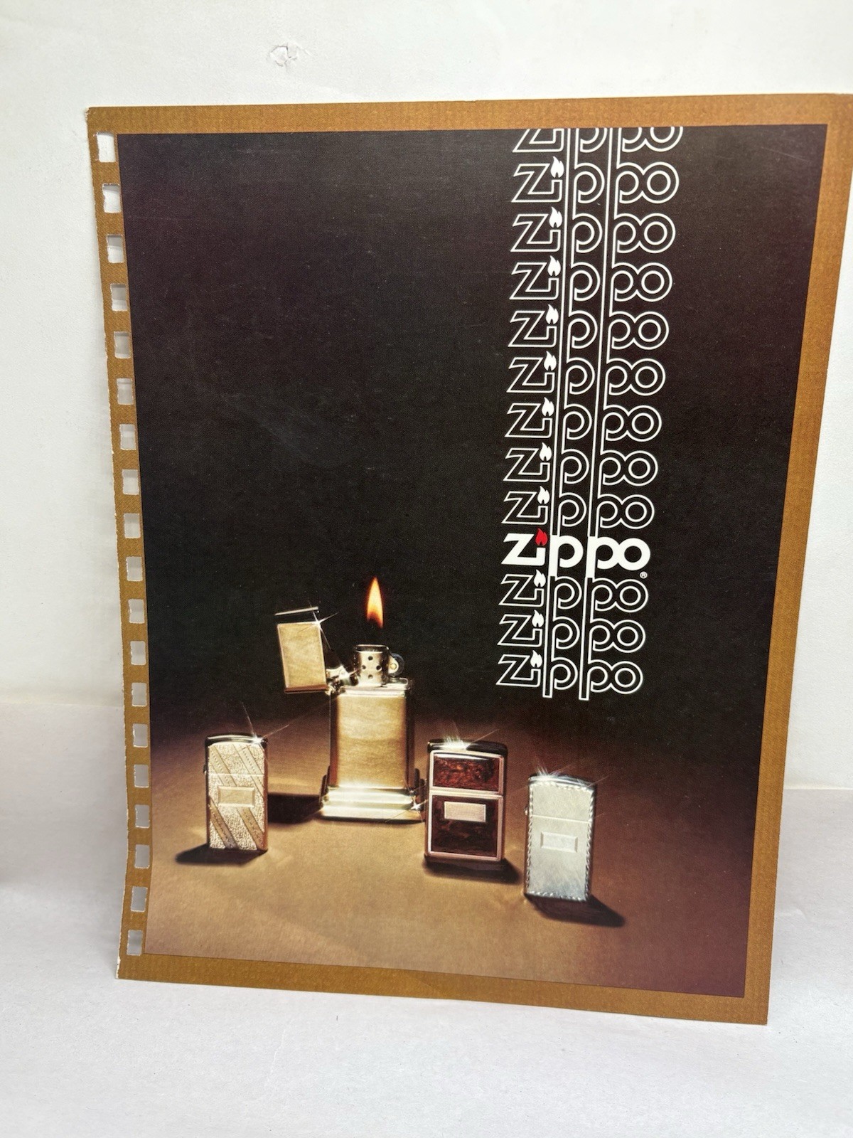 Vintage 1978 Zippo Lighter Sales Brochure