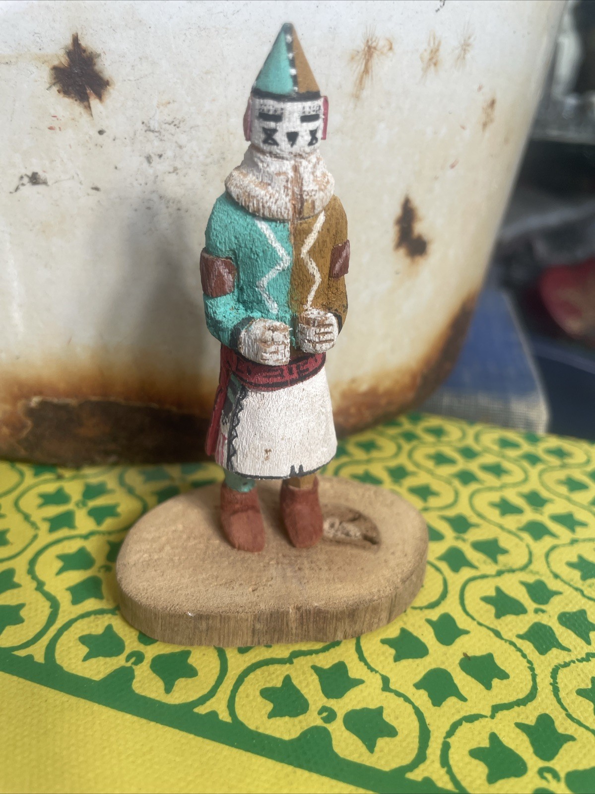 Native American Spirit Of The Sky Tini Kachina Katsina Doll Signed Randy Native American Spirit Of The Sky Tini Kachina Katsina Doll Signed Randy