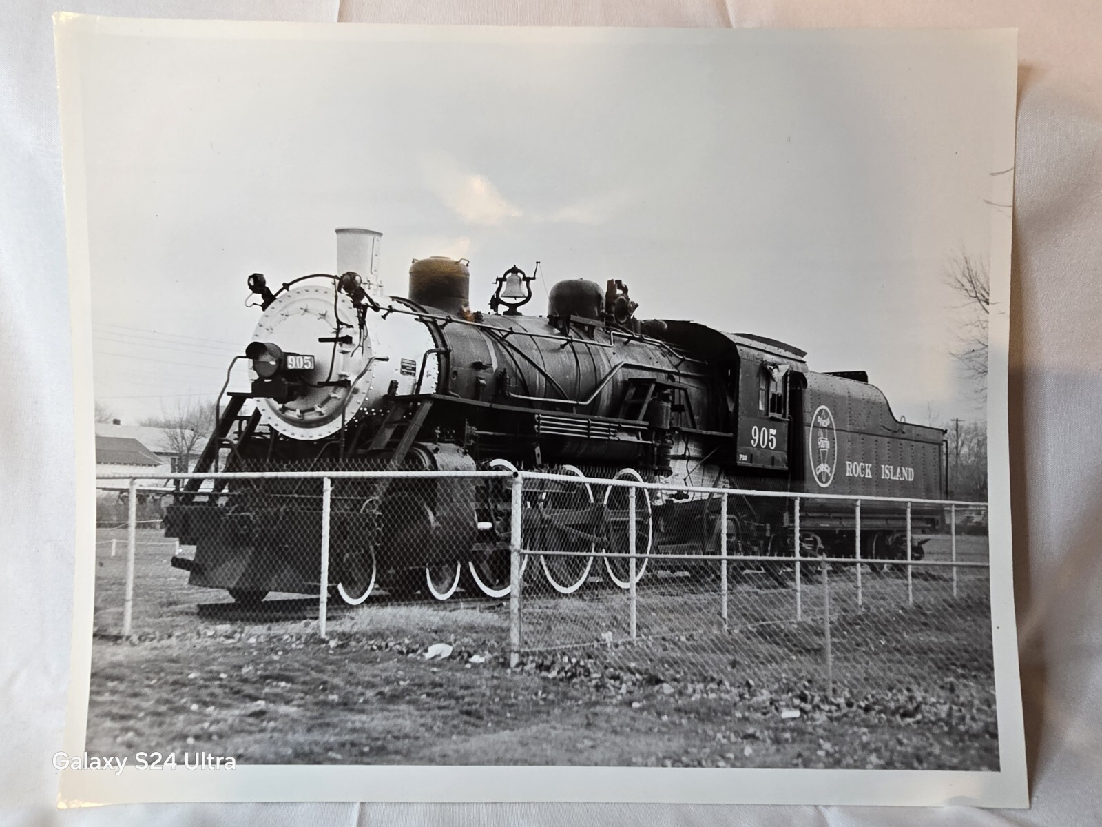 rock island railroad #905 LOCOMOTIVE REAL PHOTO 8\ rock island railroad #905 LOCOMOTIVE REAL PHOTO 8\