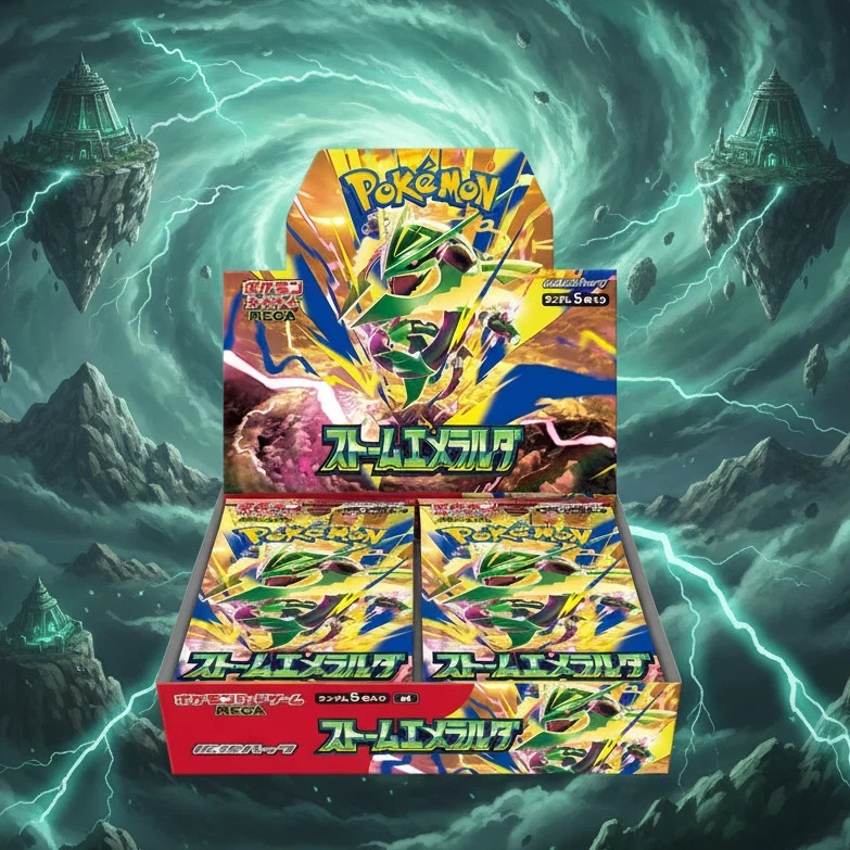 Storm Emeralda Booster Box Japanese Pokemon Mega Evolution US Seller SHIPS NOW