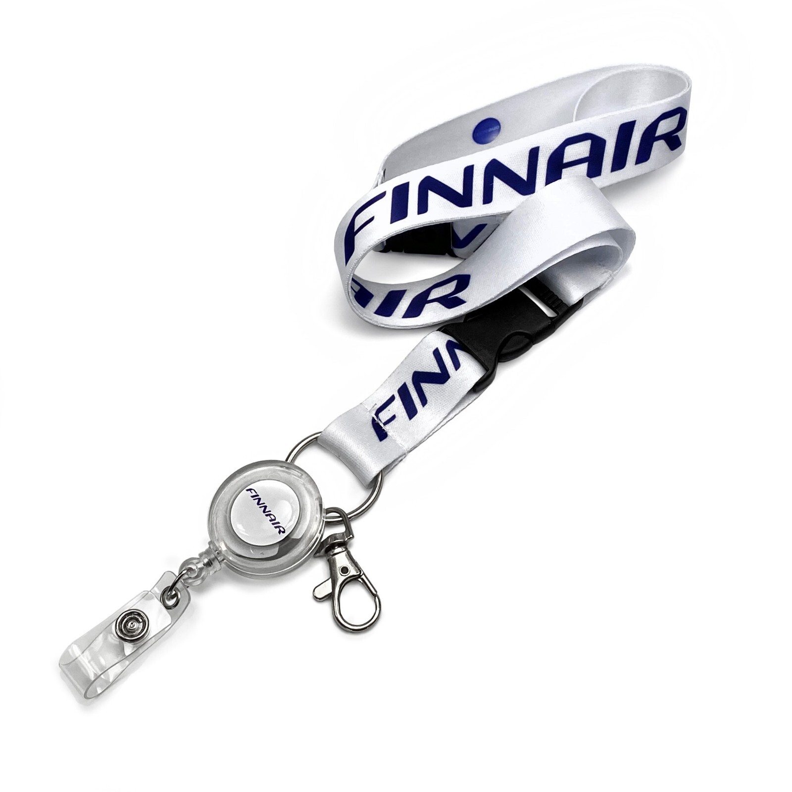 Finnair Logo Lanyard Set Finnair Logo Lanyard Set
