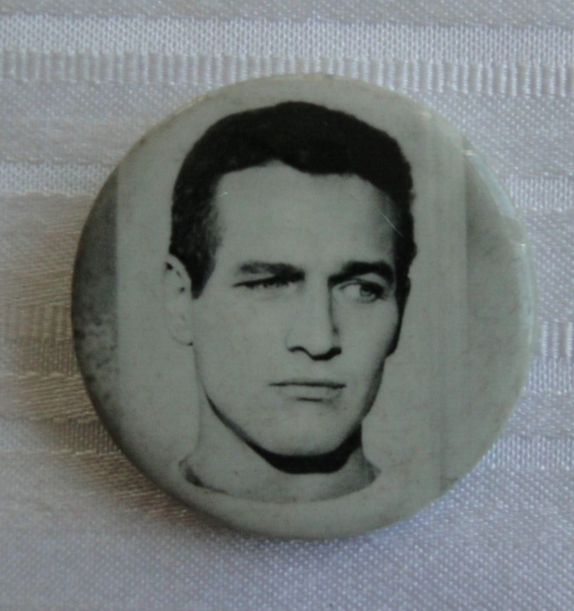 Vintage 1960\'s Paul Newman Pinback Button 1.75\