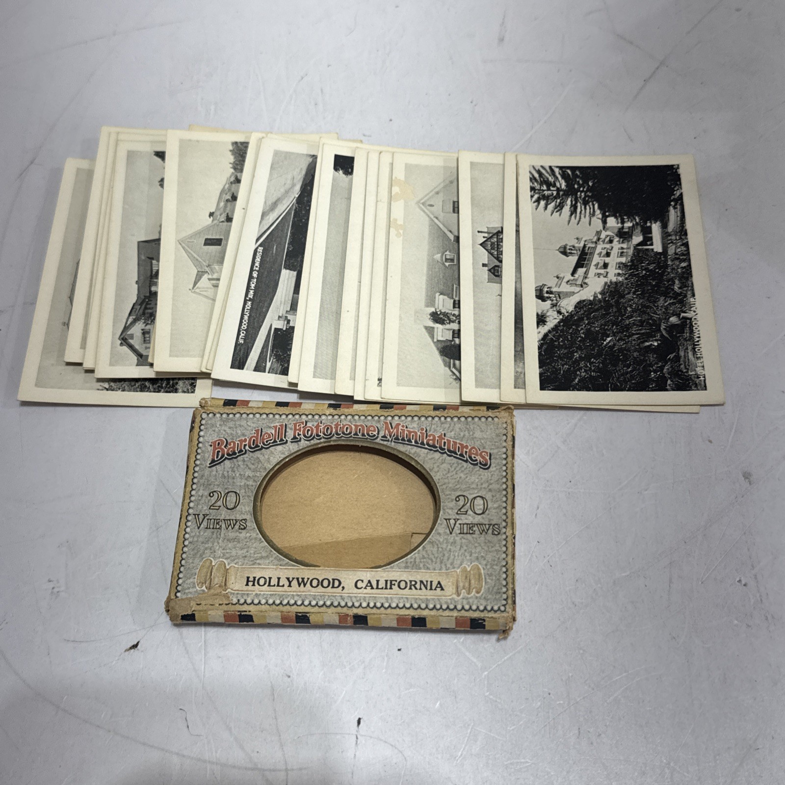 VTG Hollywood Bardell Fototone Miniatures 3.5 x 2.25
