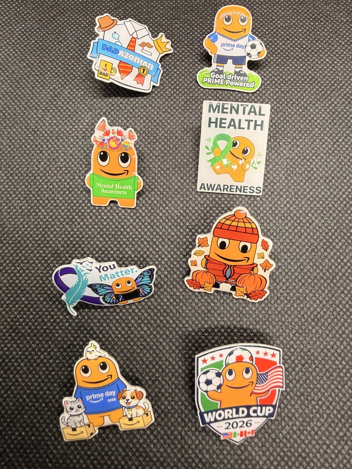 Amazon Peccy Lot of 8 different pin🔥🔥 Amazon Peccy Lot of 8 different pin🔥🔥