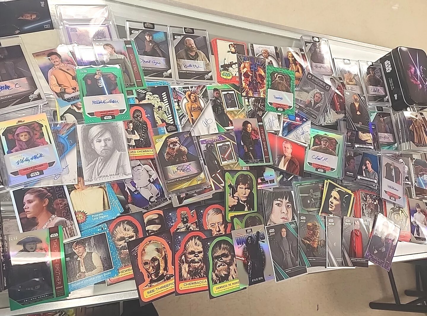 Star Wars Card Collection Lot Autos , Refractors, Numbered & More Vintage To New Star Wars Card Collection Lot Autos , Refractors, Numbered & More Vintage To New