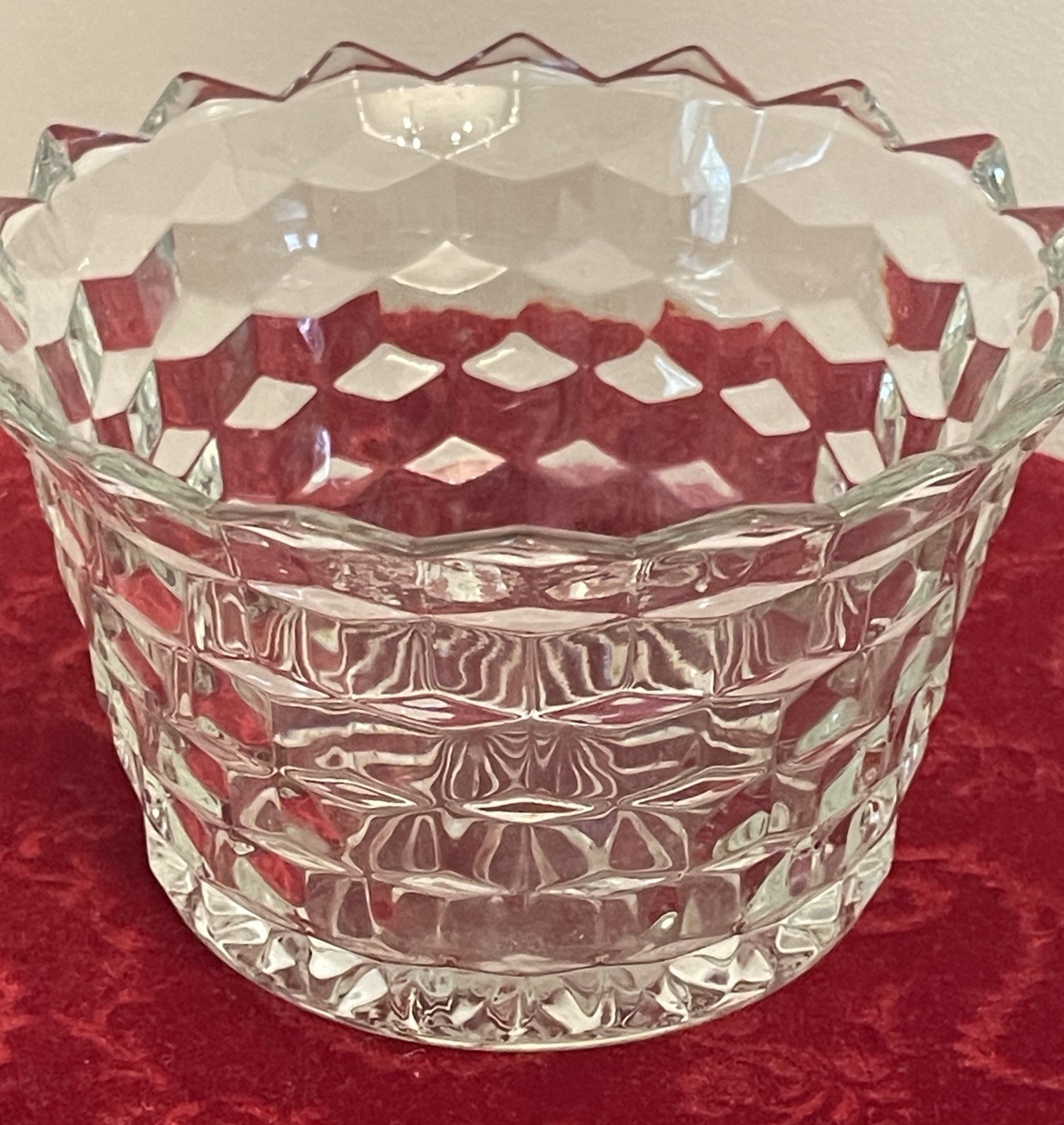 Fostoria American Glass Ice Bucket or Bowl 6 Fostoria American Glass Ice Bucket or Bowl 6