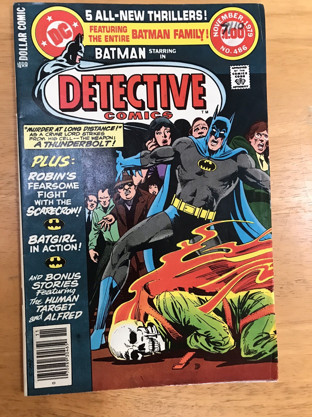 Detective Comics #486 Batman,Robin,Batgirl,Human Target DC 1979 Dollar Comic Detective Comics #486 Batman,Robin,Batgirl,Human Target DC 1979 Dollar Comic