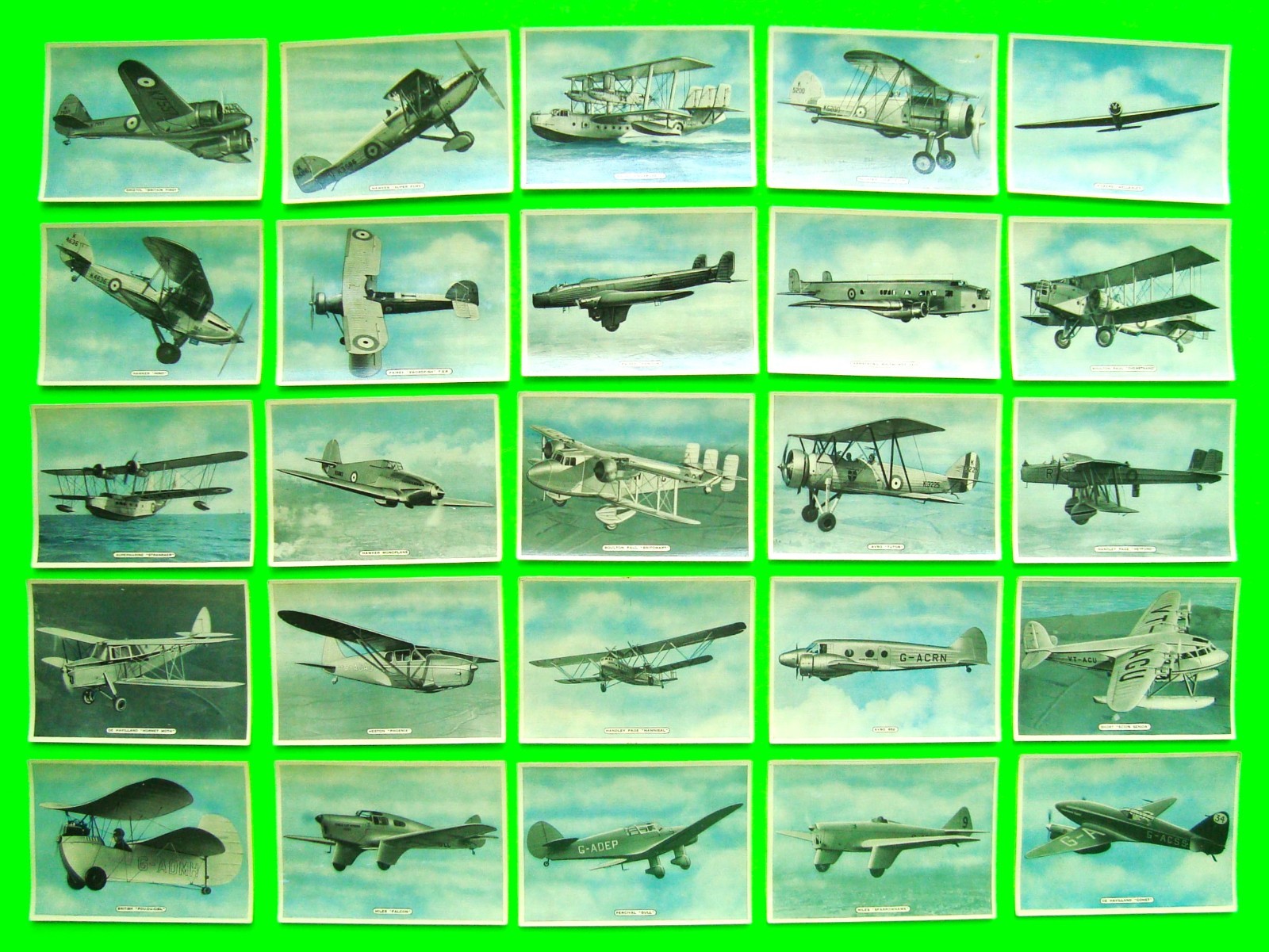1936 Complete Set (25) ARDATH FIGHTING & CIVIL AIRCRAFT CIGARETTE CARDS wow XLNT 1936 Complete Set (25) ARDATH FIGHTING & CIVIL AIRCRAFT CIGARETTE CARDS wow XLNT