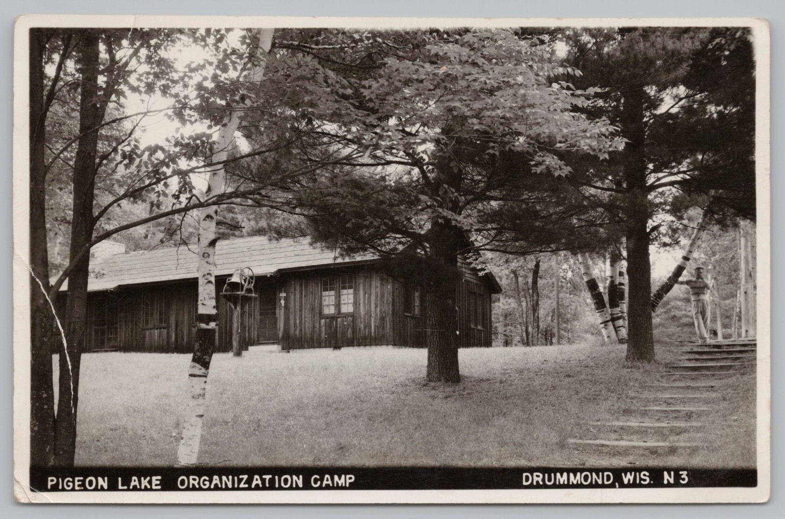 RPPC Pigeon Lake Organization Camp Drummond WI Wisconsin Real Photo Postcard RPPC Pigeon Lake Organization Camp Drummond WI Wisconsin Real Photo Postcard