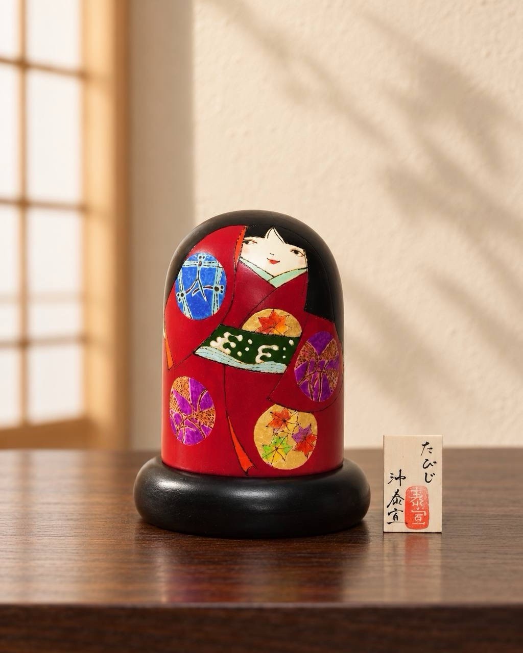 Vintage Japanese Sosaku Kokeshi Doll 