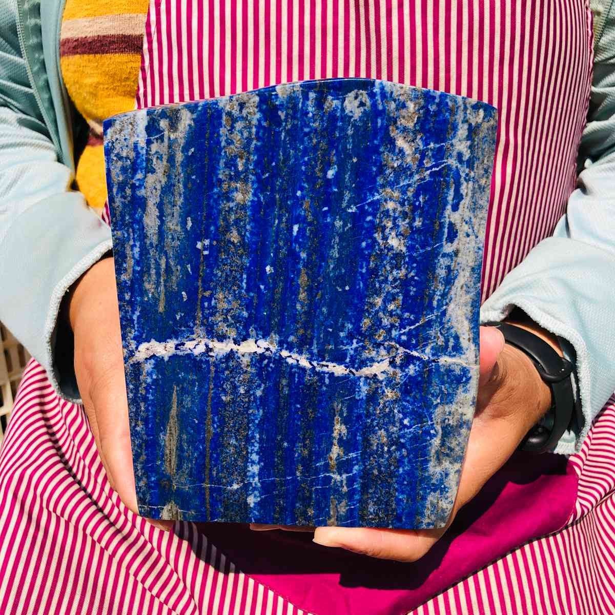 8.29LB Natural Premium Lapis Lazuli Polished Crystal Mineral Specimen Healing
