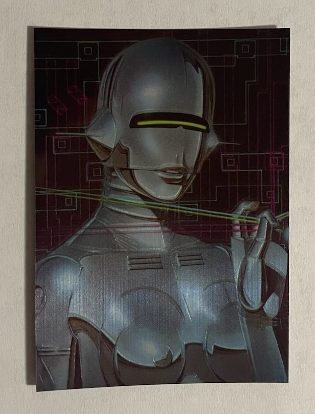 1993 Comic Images Hajime Sorayama Sexy Robot Chrome insert C5 Let There Be Light 1993 Comic Images Hajime Sorayama Sexy Robot Chrome insert C5 Let There Be Light