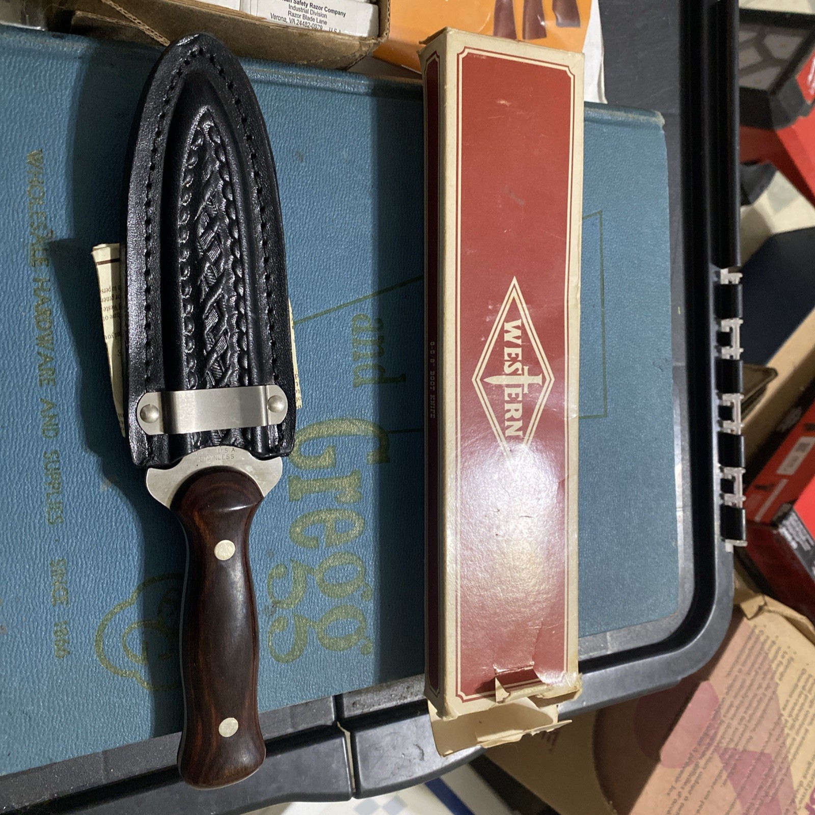 Vintage Western Boot Knife WW77