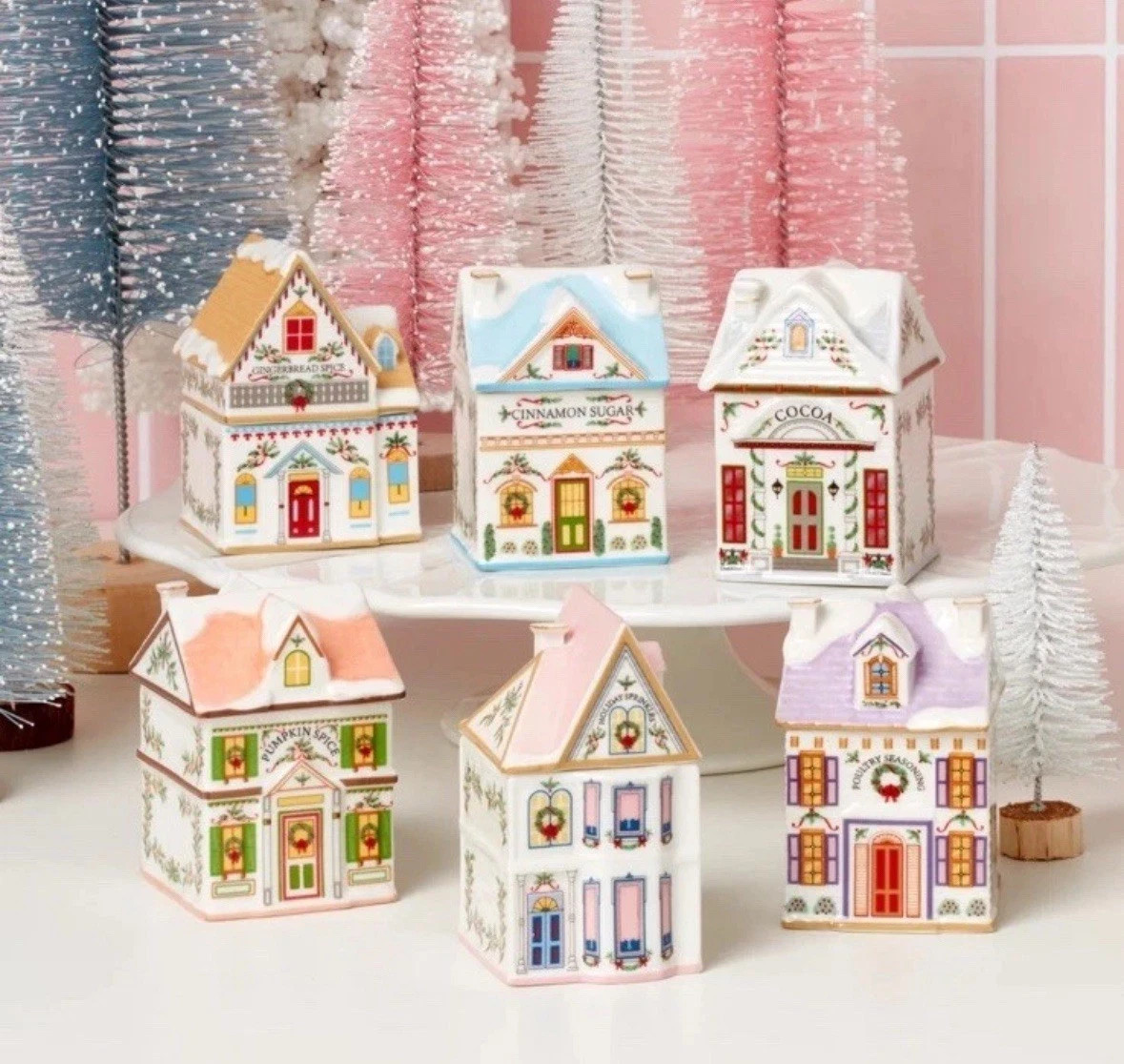 2025 Lenox Spice Village Christmas 6 Piece Spice Jar Set NEW 2025 Lenox Spice Village Christmas 6 Piece Spice Jar Set NEW