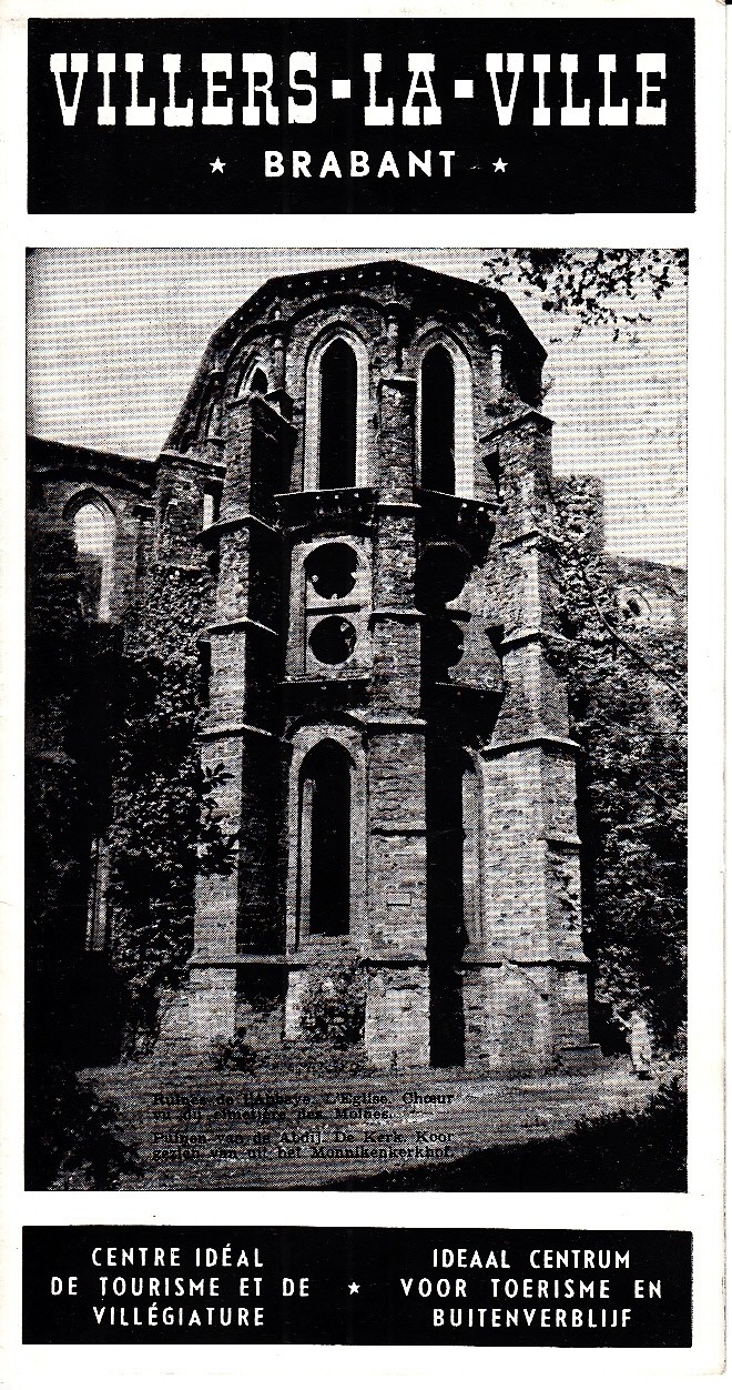 Villers-La-Ville Brabant Ruins France Vintage Brochure