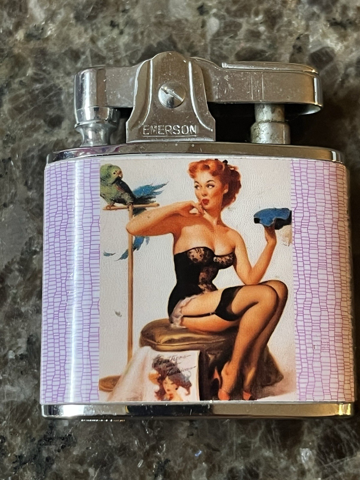 Rare Vintage 1950’s Gil Elvgren No You Don’t PIN UP Lighter Burlesque BIKINI Rare Vintage 1950’s Gil Elvgren No You Don’t PIN UP Lighter Burlesque BIKINI