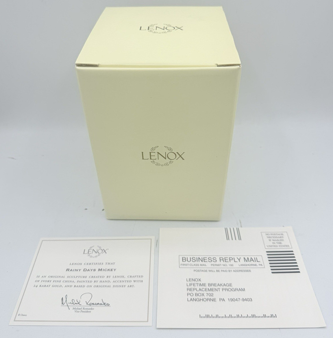 Lenox Walt Disney Showcase RAINY DAYS MICKEY Figurine (NEW IN BOX) Lenox Walt Disney Showcase RAINY DAYS MICKEY Figurine (NEW IN BOX)
