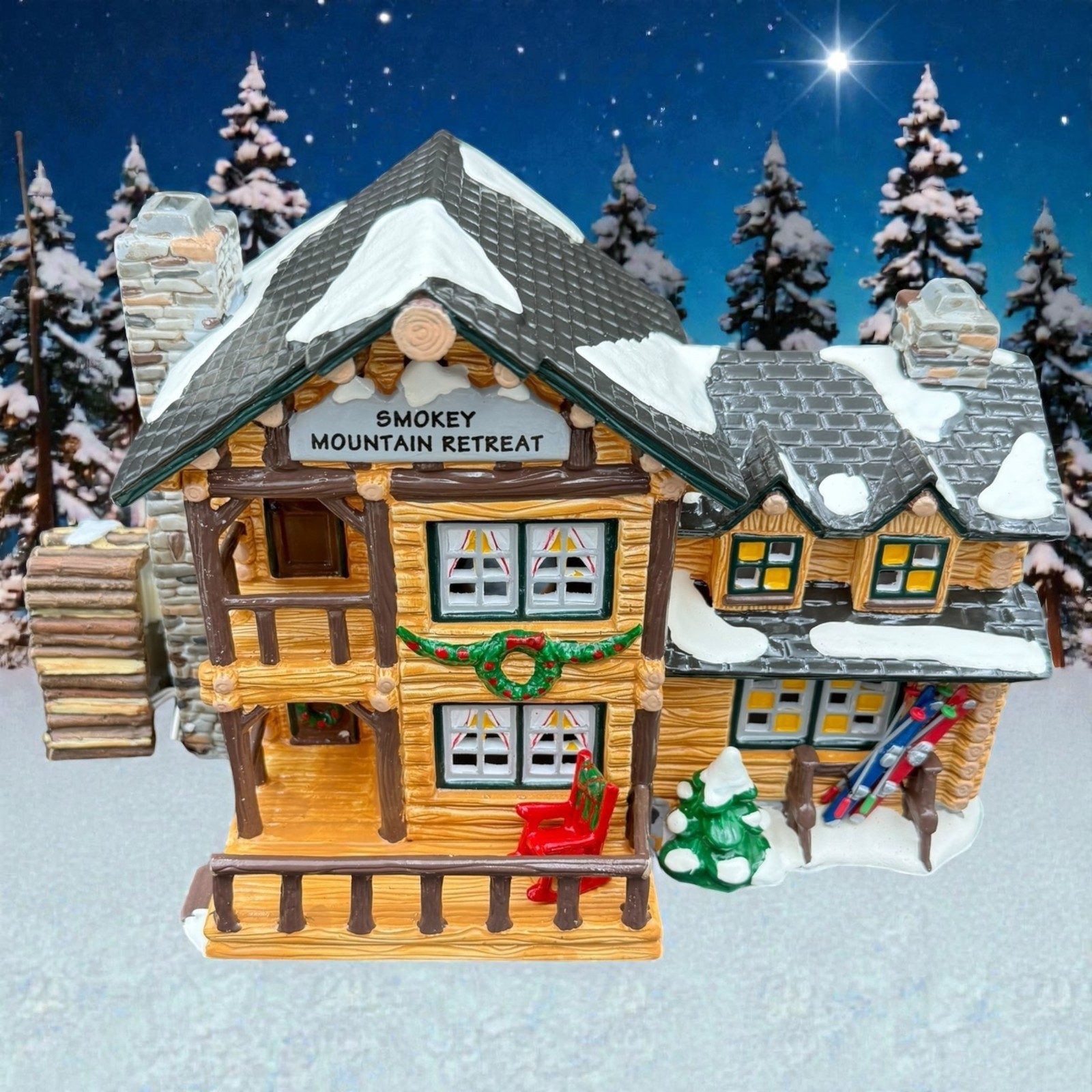 1996 Department 56 Original Snow Village Smokey Mountain Retreat #54872