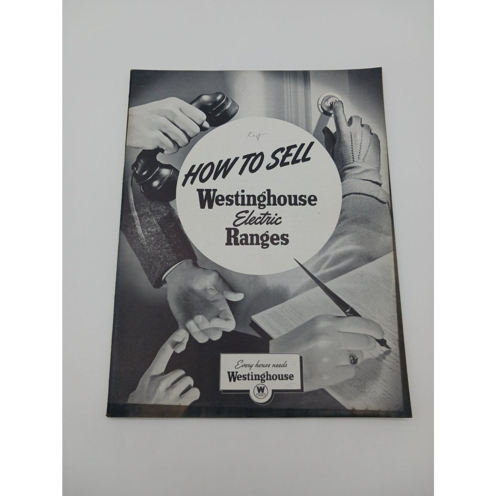 1940 How to Sell Westinghouse Electric Ranges Manual Guide Vintage Appliances