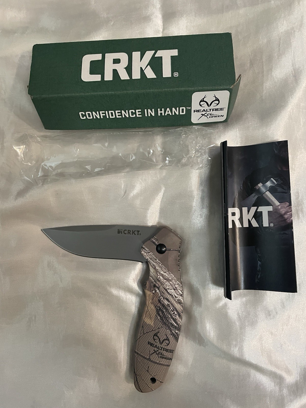 CRKT K481CXP Ken Onion Shenanigan Realtree Xtra Green Folding Knife w/ Box