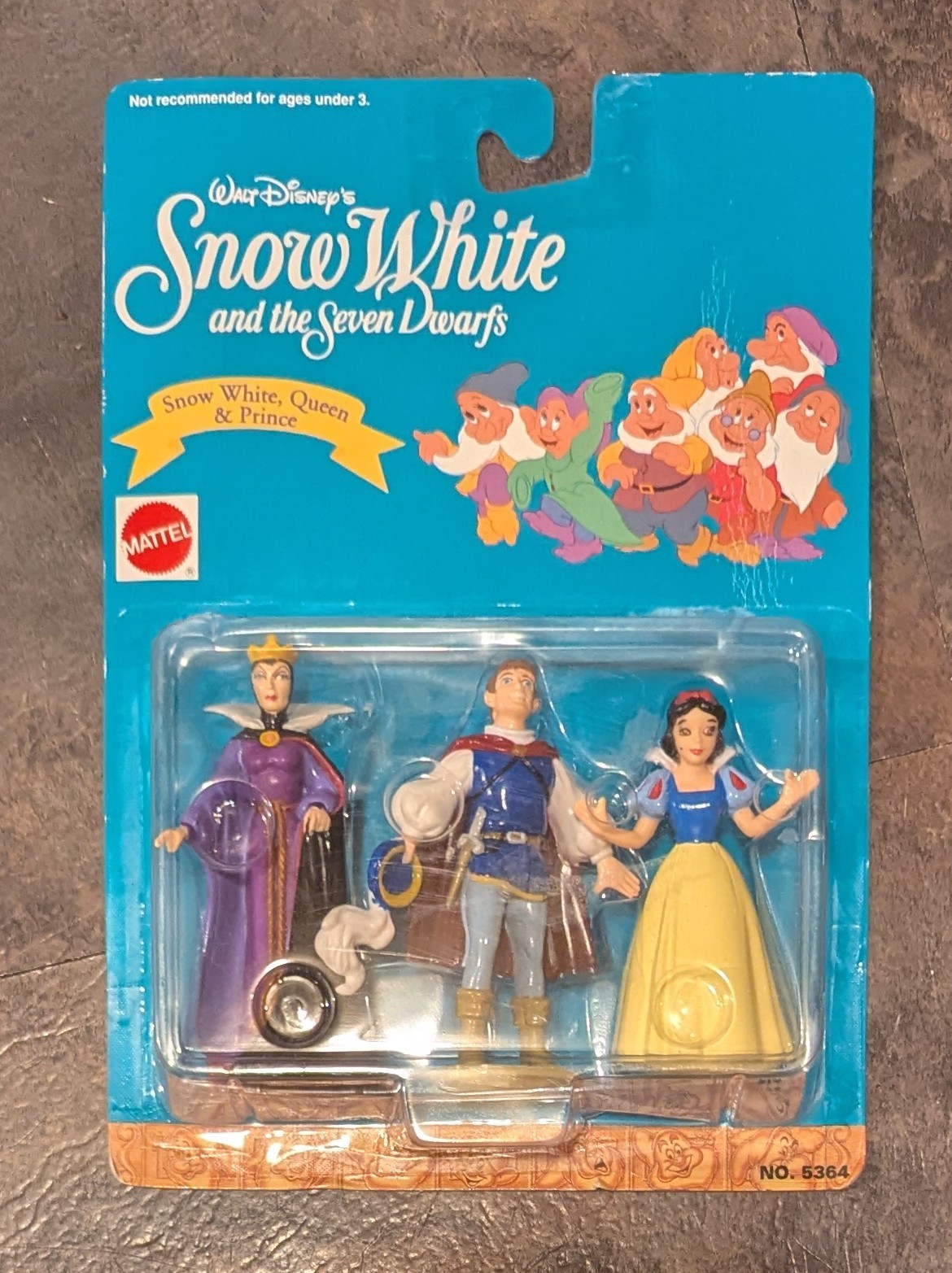 Vintage Mattel Disney Snow White Evil Queen Prince Charming PVC Figures Set New Vintage Mattel Disney Snow White Evil Queen Prince Charming PVC Figures Set New